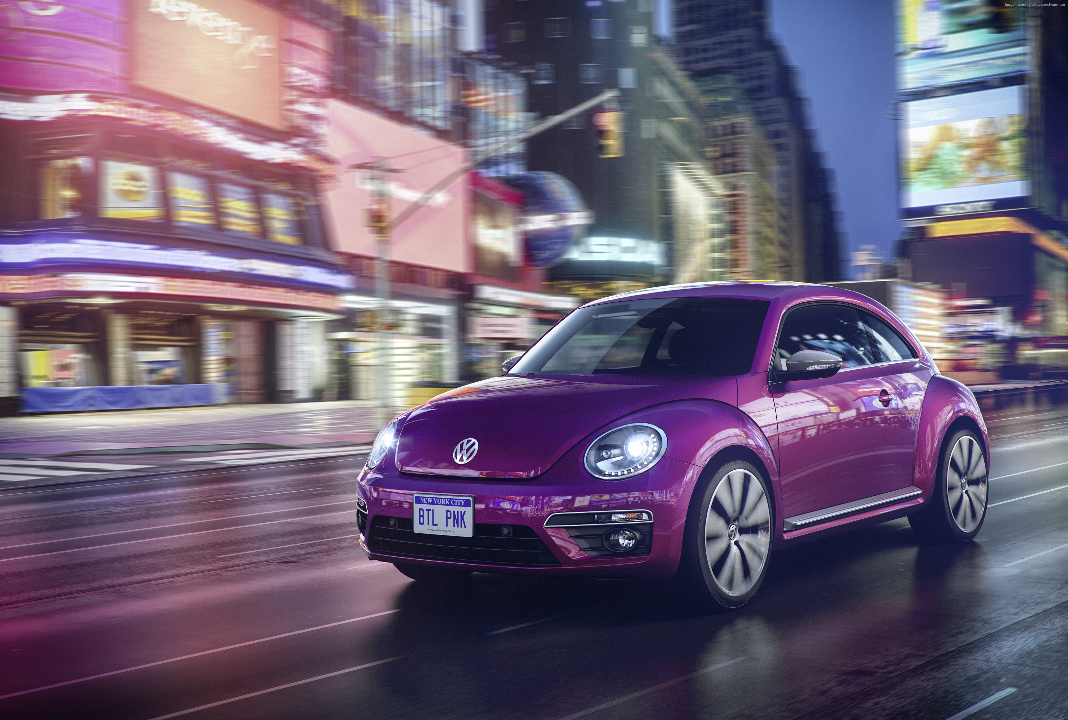 2018 Volkswagen Beetle Purple - HD Wallpaper 