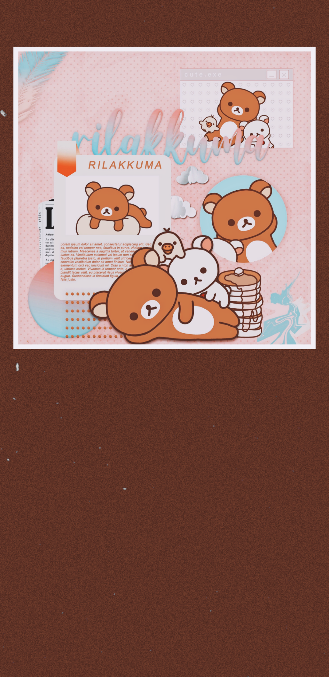 #wallpaper #rilakkuma #samsungs9 - Cartoon - HD Wallpaper 
