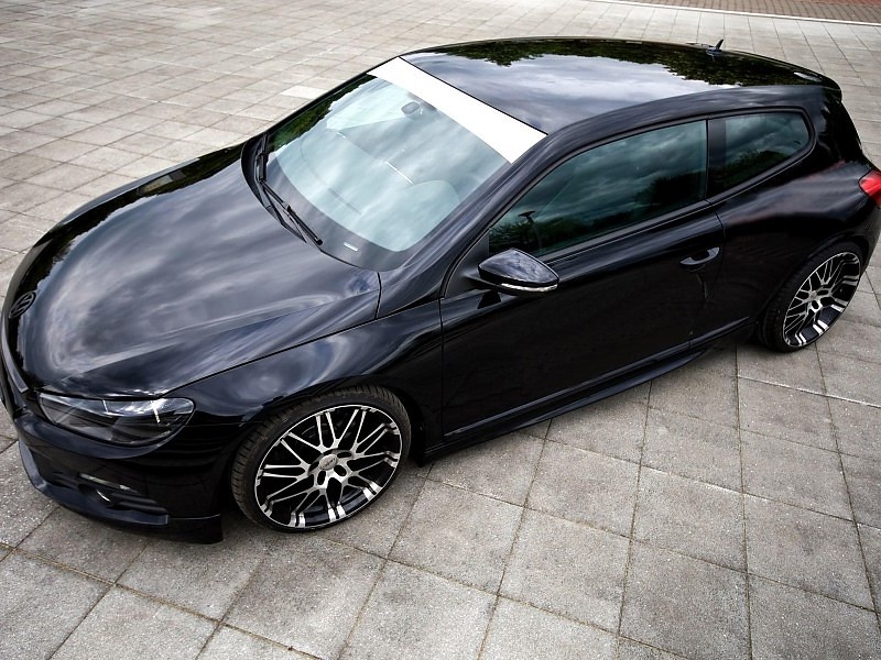 Jms Vw Scirocco Wallpaper - Italy Flag Car Sticker - HD Wallpaper 