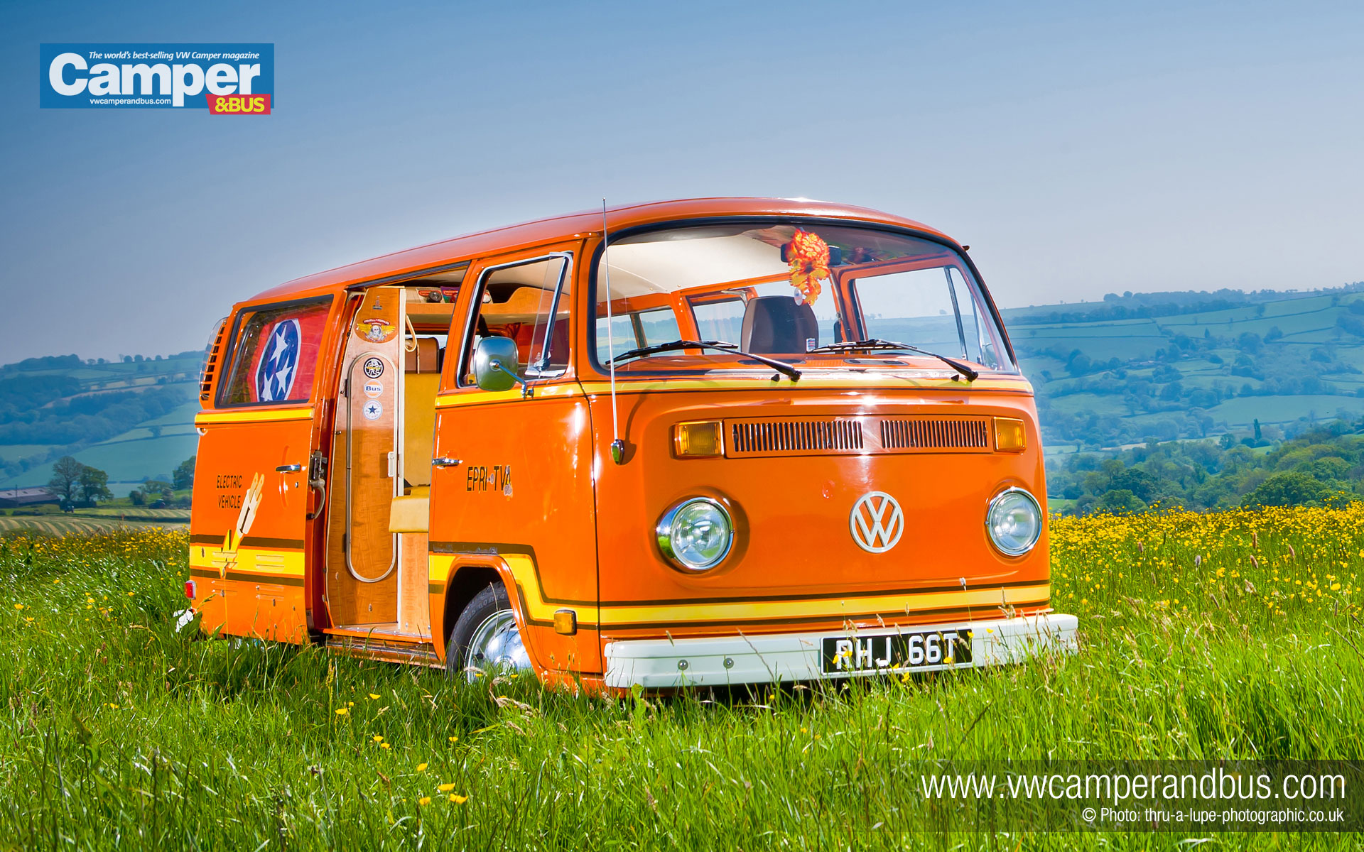 Elektrotransporter Vw Bay Window - Campervan Vw Hd - HD Wallpaper 