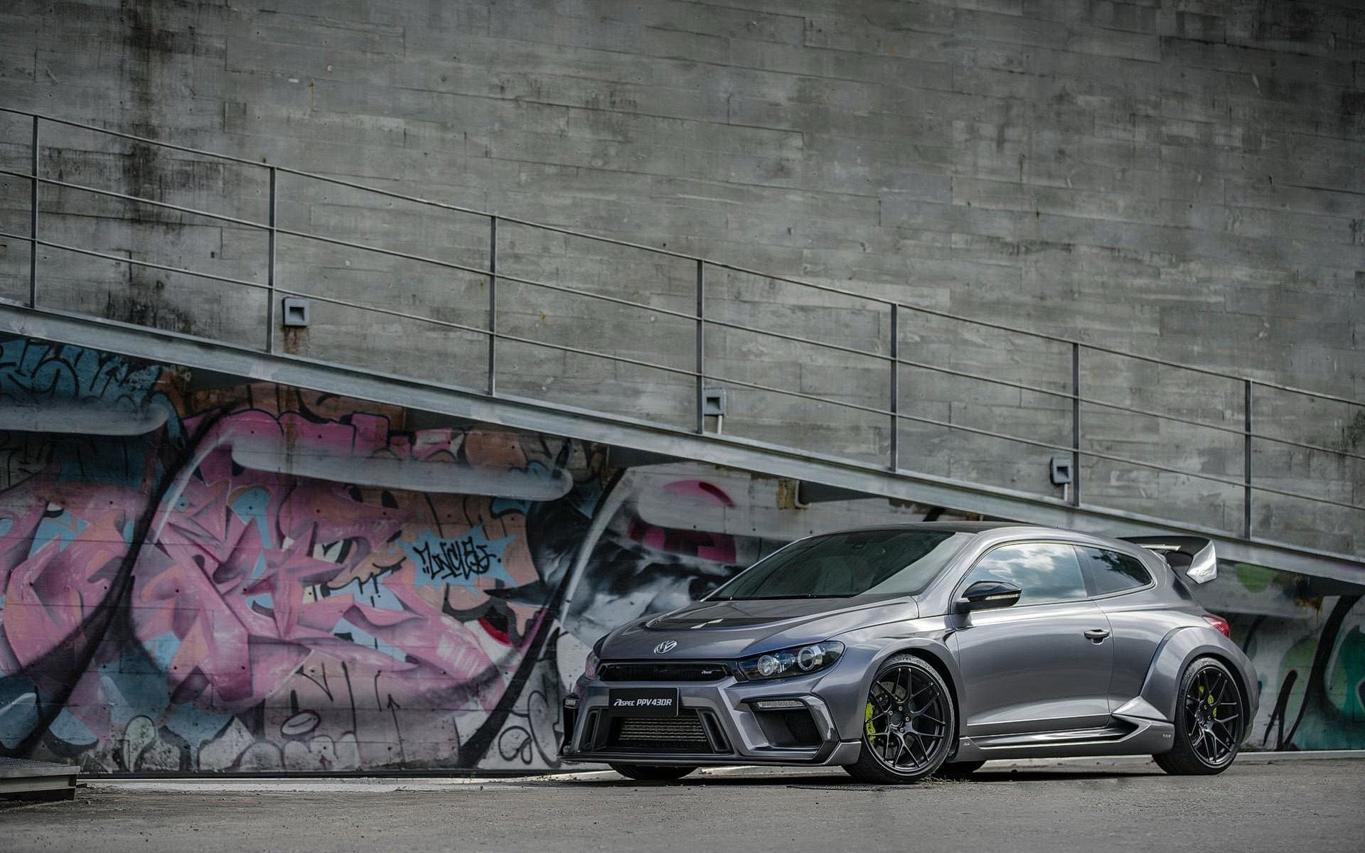 Volkswagen Scirocco, Ppv430r, Aspec, Silver Volkswagen, - Volkswagen Scirocco R 2017 Tuning - HD Wallpaper 