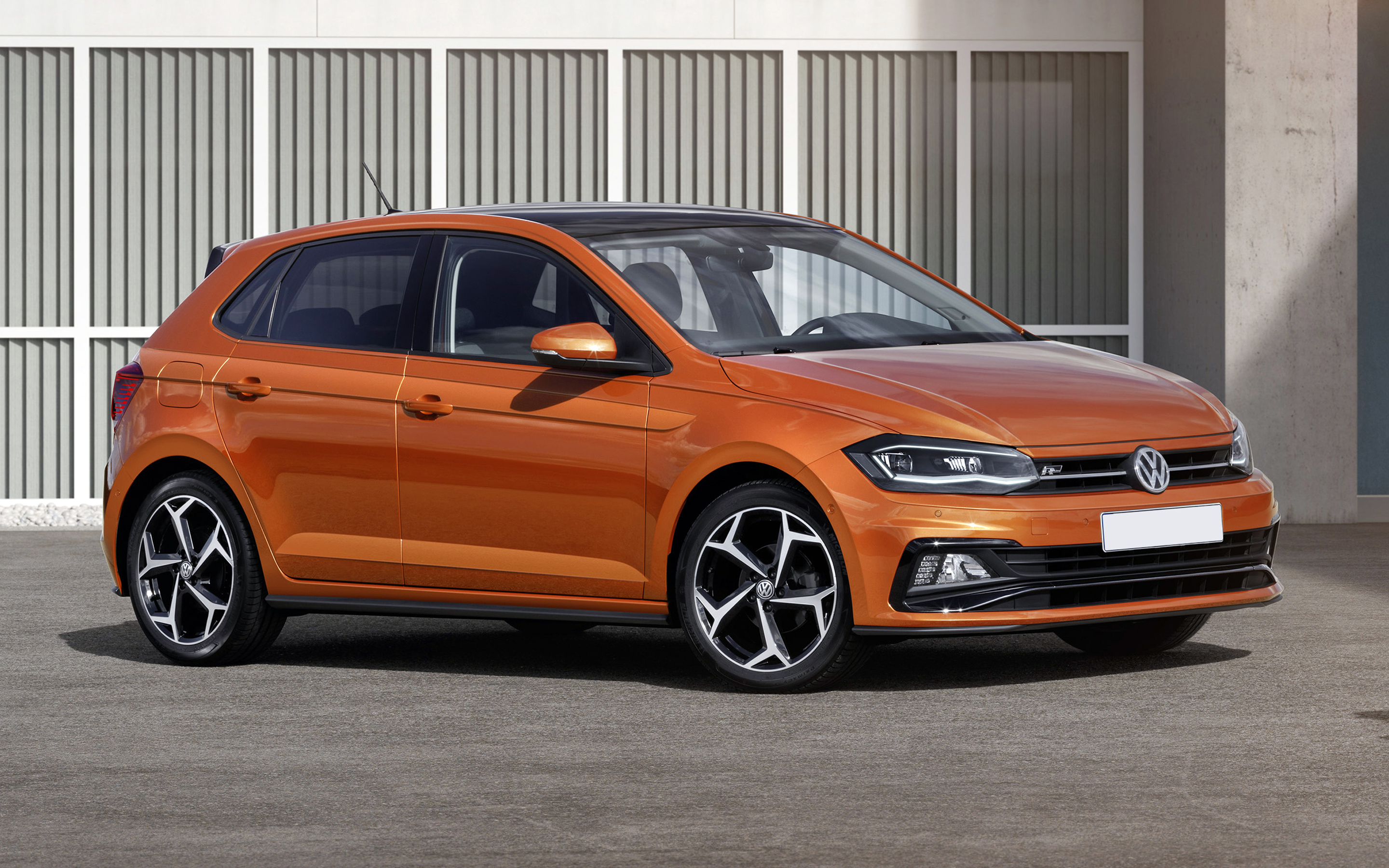 Volkswagen Polo, Mk6, 2018 Cars, R-line, Orange Polo, - New Vw Polo - HD Wallpaper 