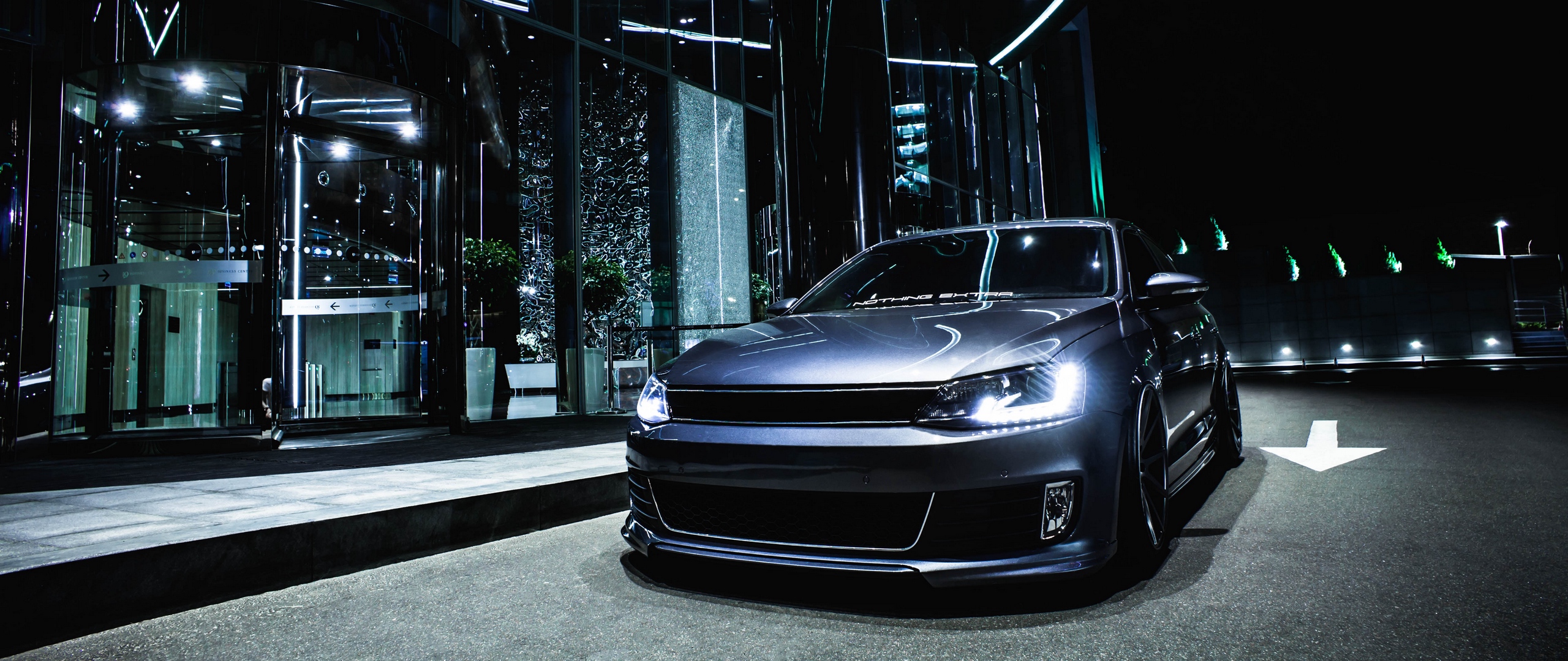 Wallpaper Volkswagen Jetta, Silver, Front View - Volkswagen Jetta - HD Wallpaper 