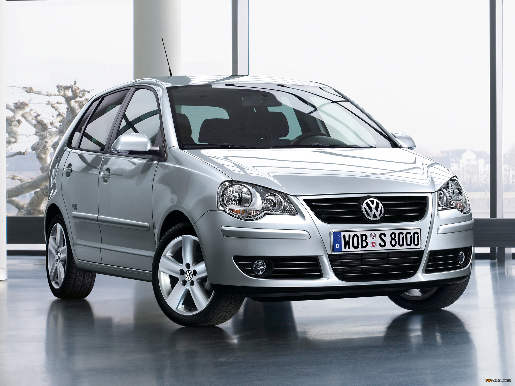 Volkswagen Polo 5-door Silver Edition 2008 Images (2048 - Vw Polo Silver 2008 - HD Wallpaper 