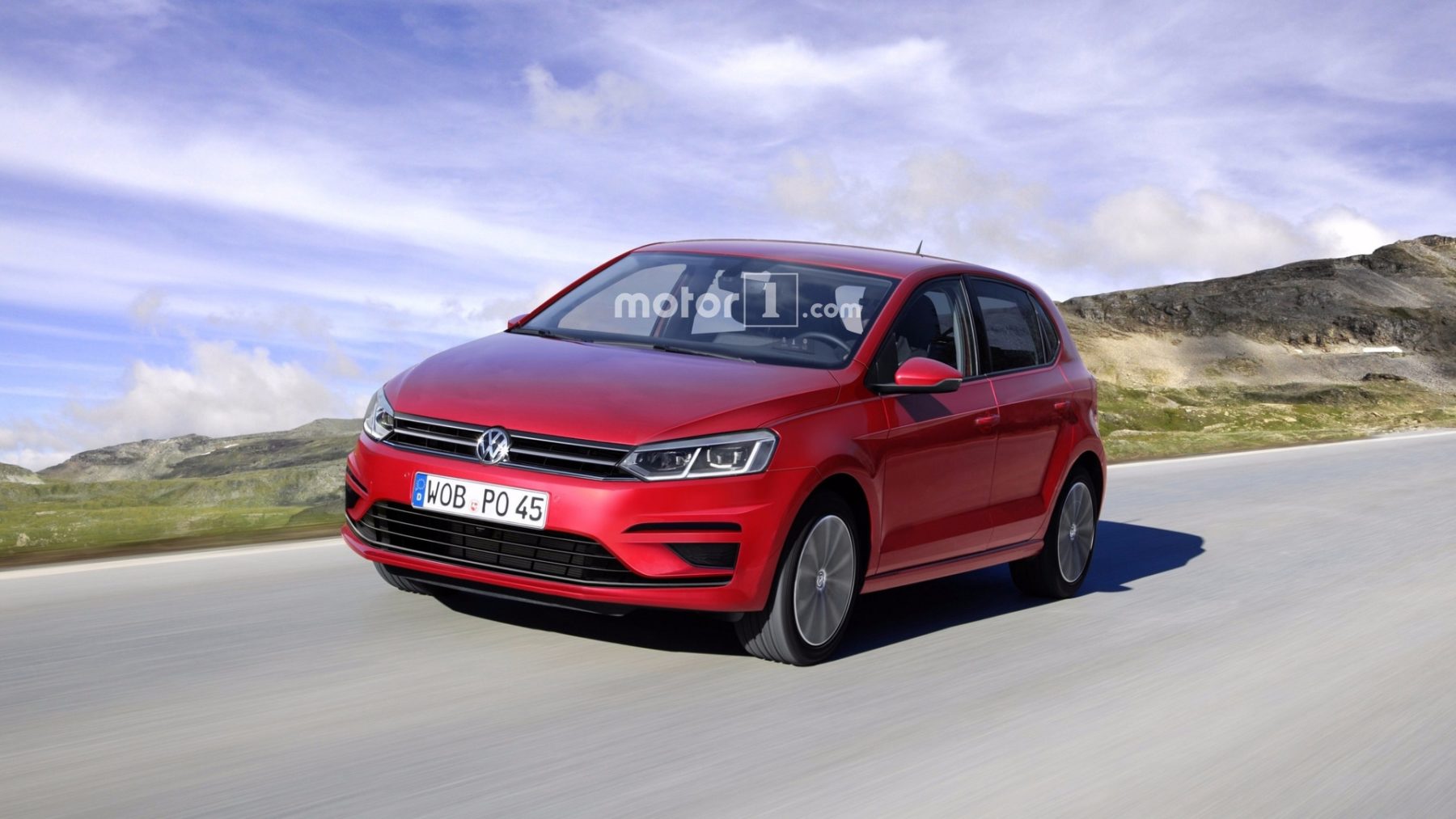 2018 Vw Polo Gti - Polo Facelift 2018 - HD Wallpaper 