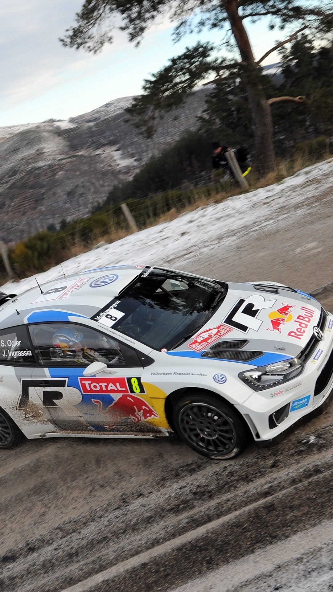Iphone Wallpaper Rally, Volkswagen, Polo, Car, Winter - Fondos De Pantalla De Rally - HD Wallpaper 