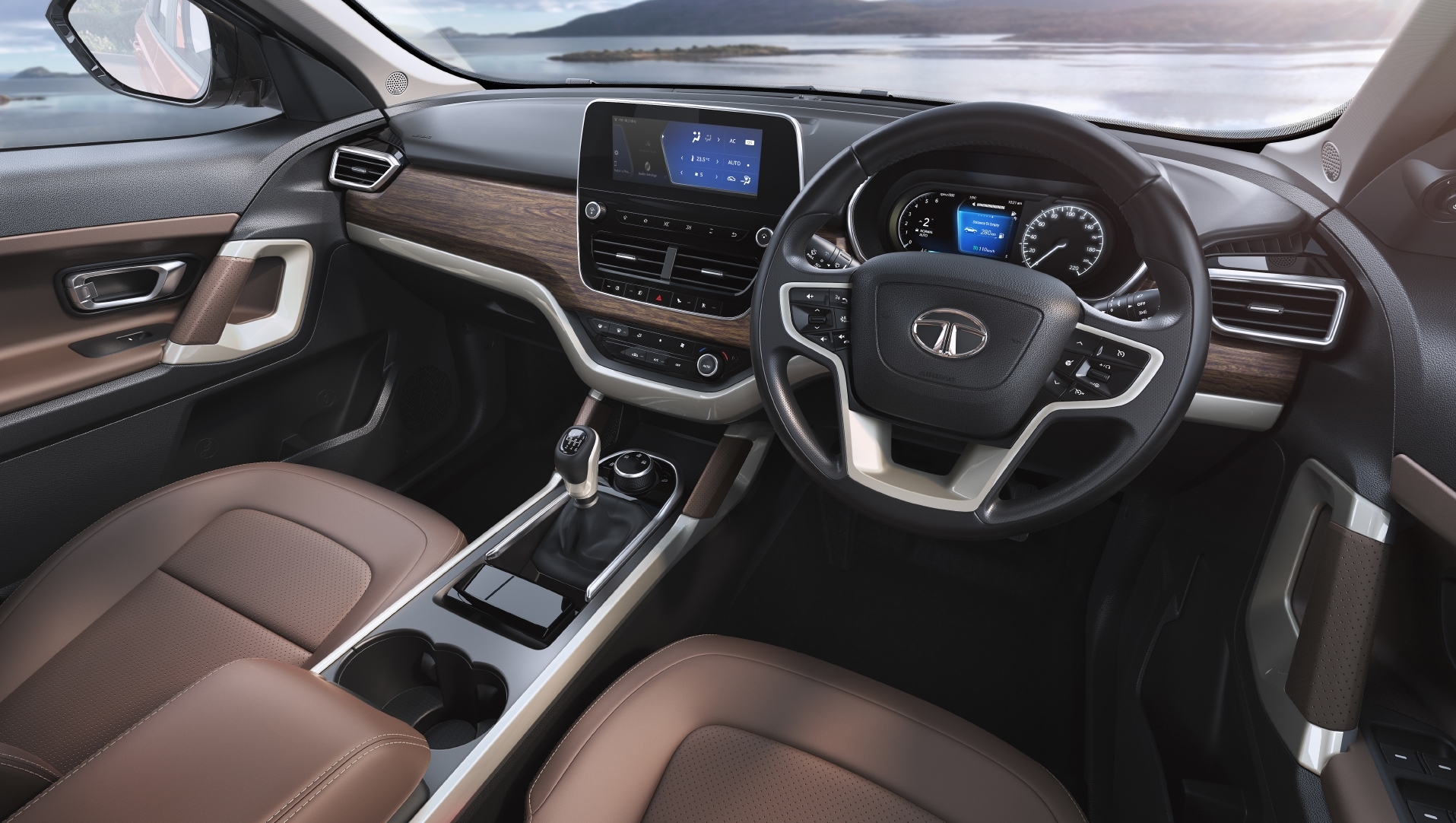 Tata Harrier Interior - Tata Harrier Images Interior - HD Wallpaper 