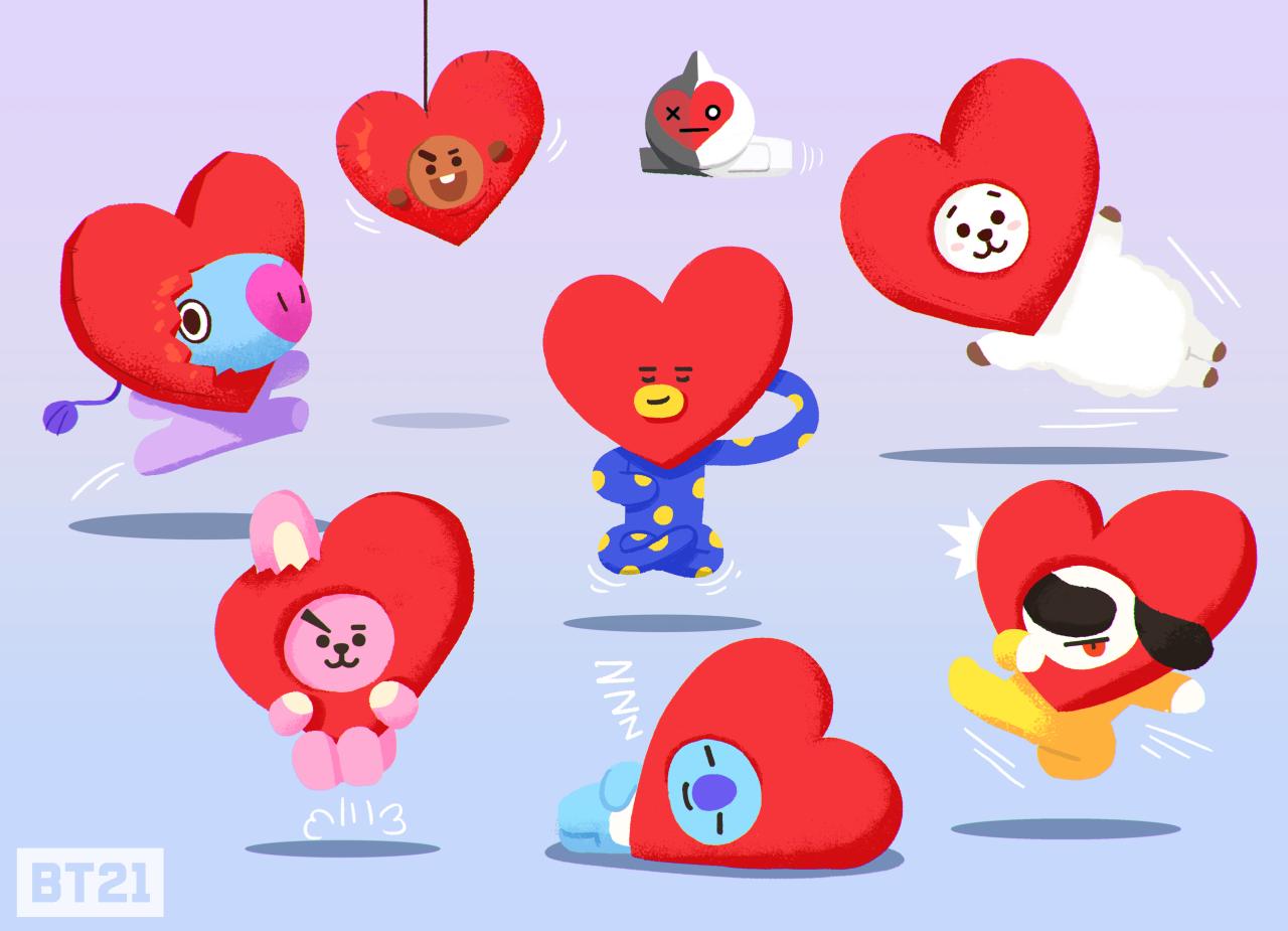 Mini Note Paper Bt21 - HD Wallpaper 