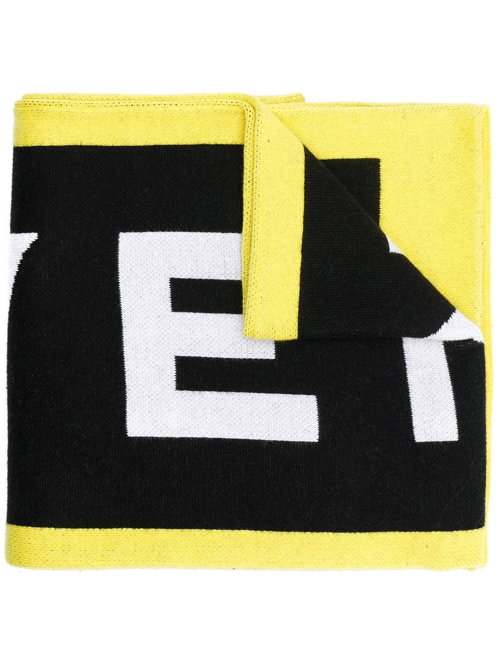 Givenchy 4g Knitted Scarf - Givenchy Black And Yellow Scarf - HD Wallpaper 