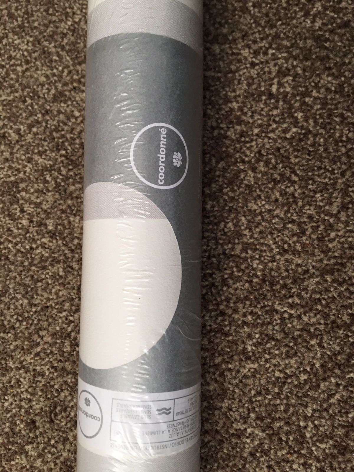 Corrdonne Grey And White Stripped Wall Paper Brand - Thread - HD Wallpaper 