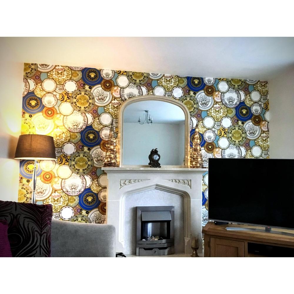 Versace Wallpaper - Interior Design - HD Wallpaper 