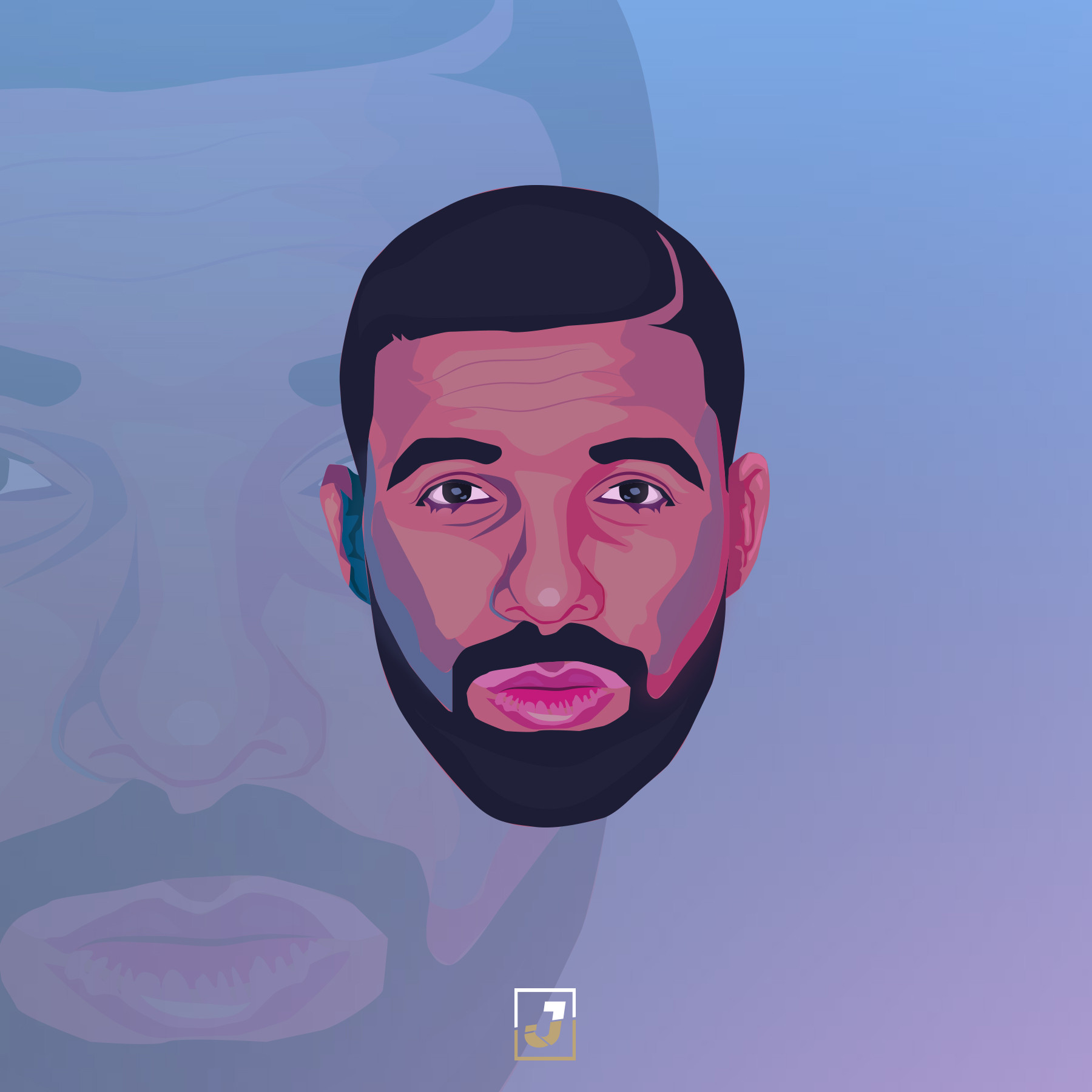 Cartoon Drake - HD Wallpaper 