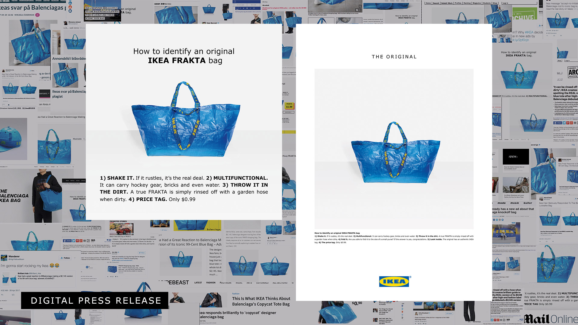 Ikea´s Response To Balenciaga - Ikea Response To Balenciaga - HD Wallpaper 
