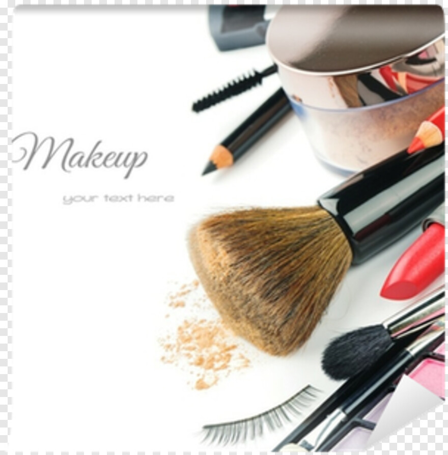 Makeup Brushes Wallpaper Hd, Transparent Png - Makeup Product Poster - HD Wallpaper 