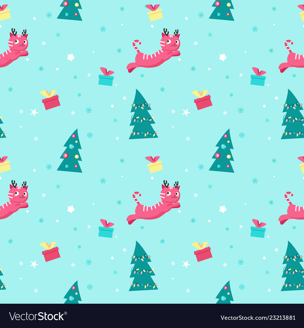 Pattern Cute Christmas - HD Wallpaper 