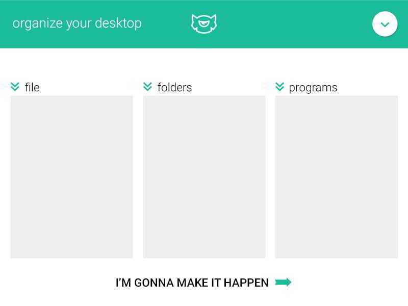Desktop Wallpaper Organizer Dribbble - HD Wallpaper 
