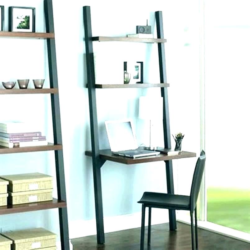 Bookshelf Desk Combo Desktop Wallpaper Shelves Icons - Small Ladder Shelf Desk - HD Wallpaper 