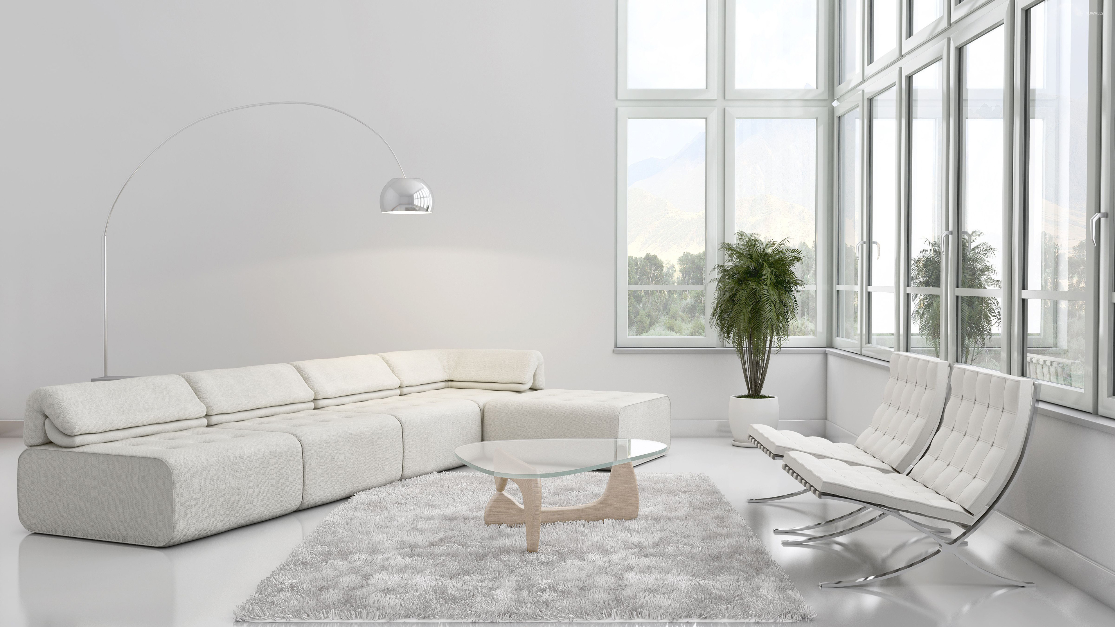 White Rooms Hd - HD Wallpaper 