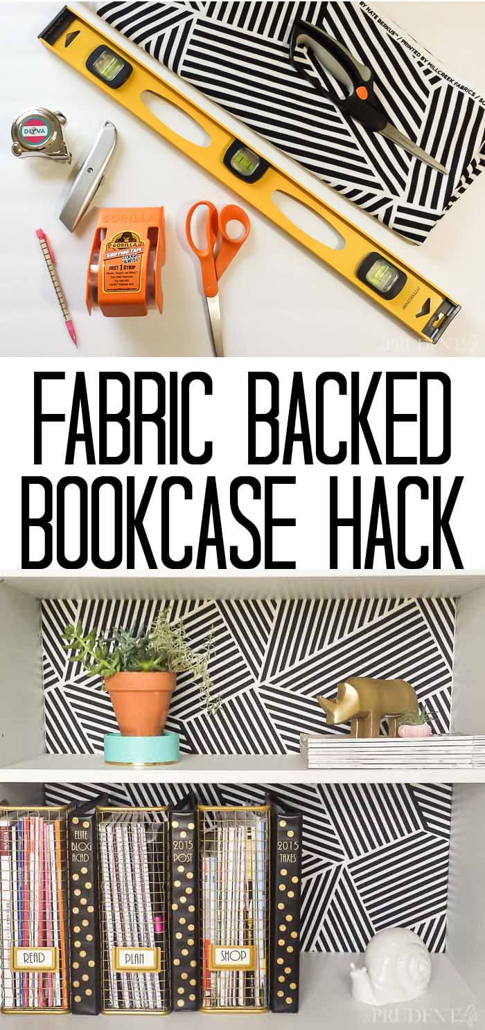 Adding Fabric To Our Ikea Bookcases Gave Them A Custom - Bookcase - HD Wallpaper 