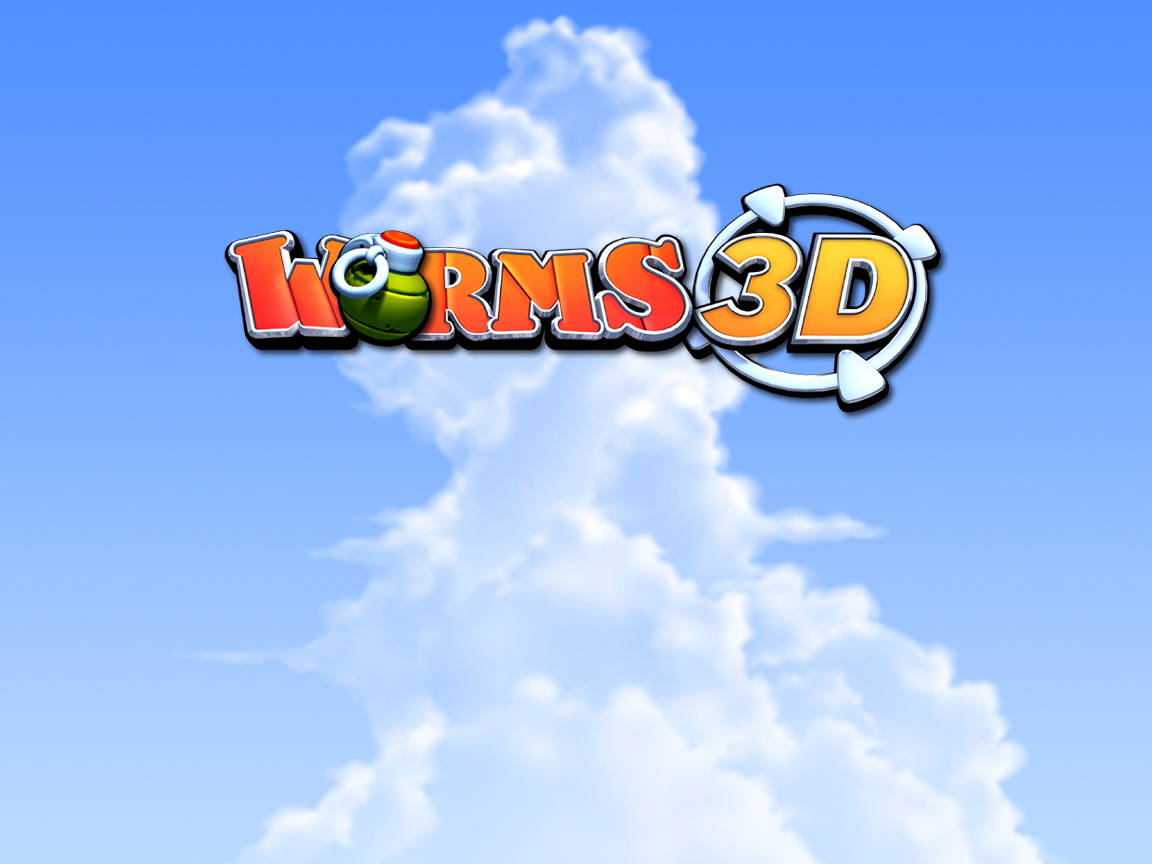 Worms 3d Wallpaper - Worms 3d Logo - HD Wallpaper 