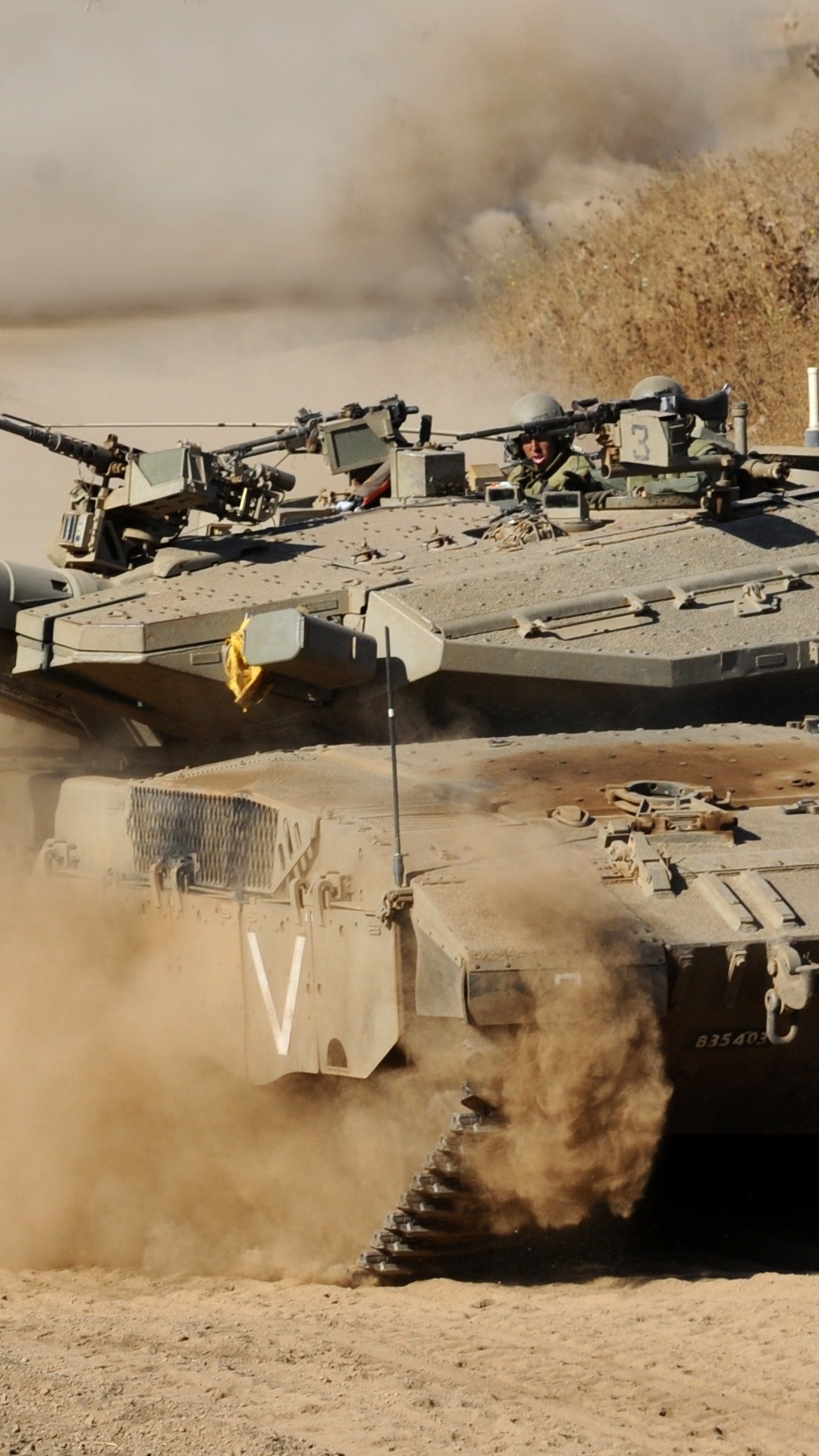Iphone Wallpaper Tank, Dust, Weapon, Army - Israeli Merkava Tank -  1080x1920 Wallpaper 