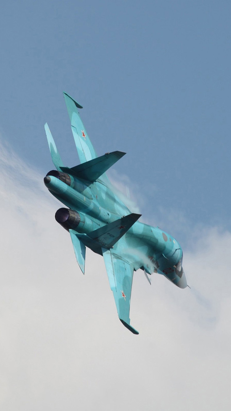 Mobile Wallpaper Su 34 - HD Wallpaper 