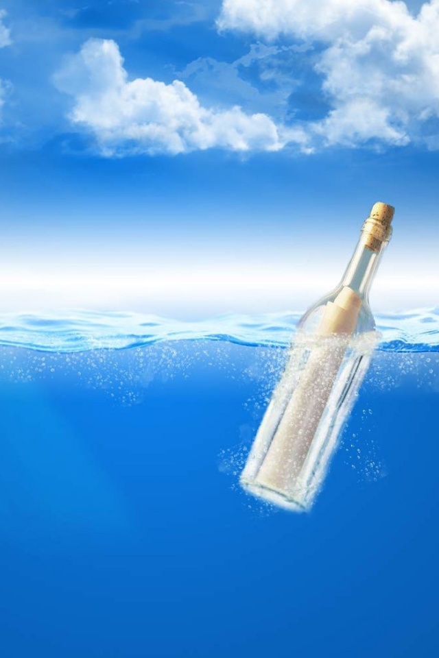 Drift Bottle - HD Wallpaper 