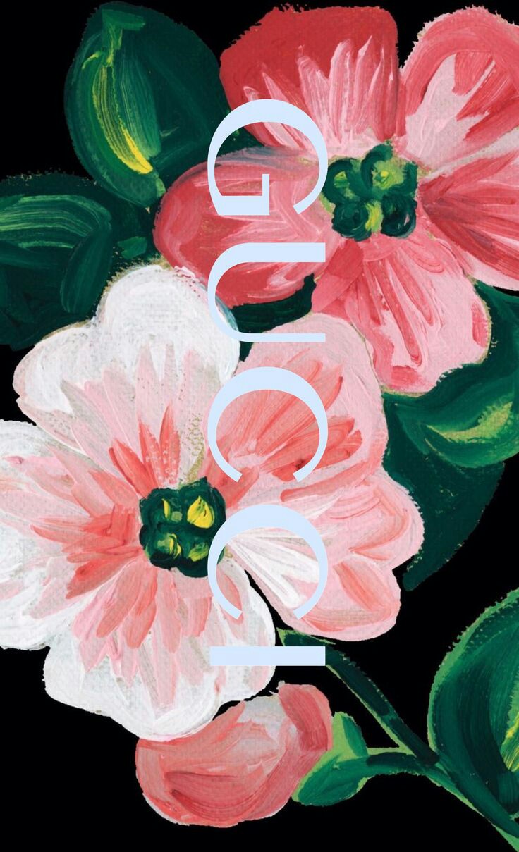 Wallpaper, Flowers, And Gucci Image - Gucci Lockscreen - HD Wallpaper 