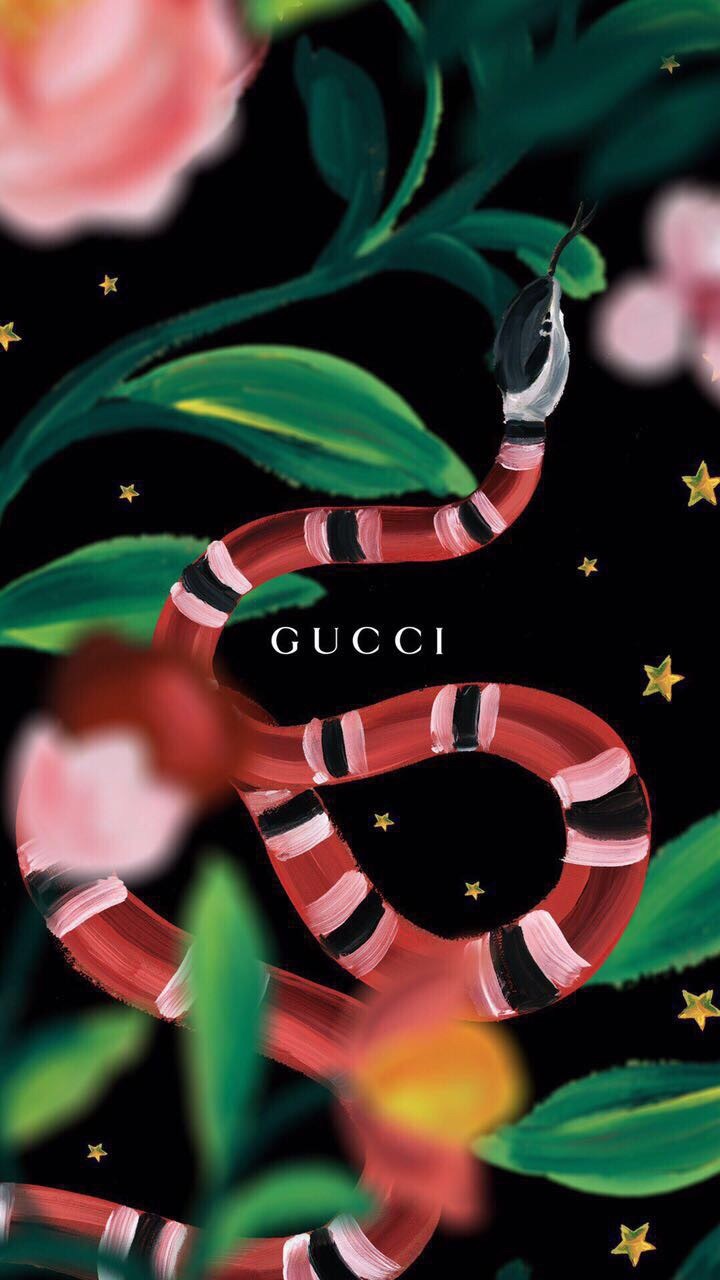 Gucci, Wallpaper, And Snake Image - Gucci Wallpaper Iphone - HD Wallpaper 