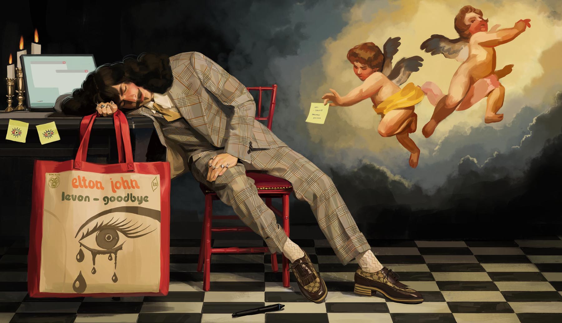 Gucci Utopian Fantasy - HD Wallpaper 