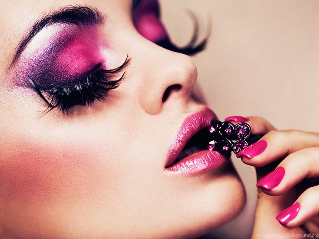 Makeup Wallpapers For Desktop - Makeup Beauty - HD Wallpaper 