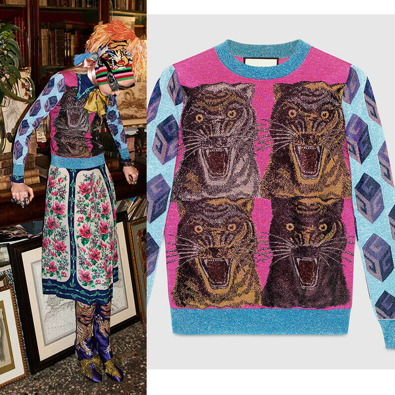 Gucci Sweater Tiger Womens - HD Wallpaper 