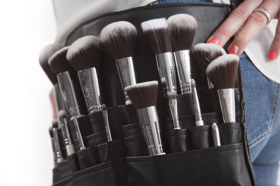 Black And White Makeup Brush Set Preview - HD Wallpaper 