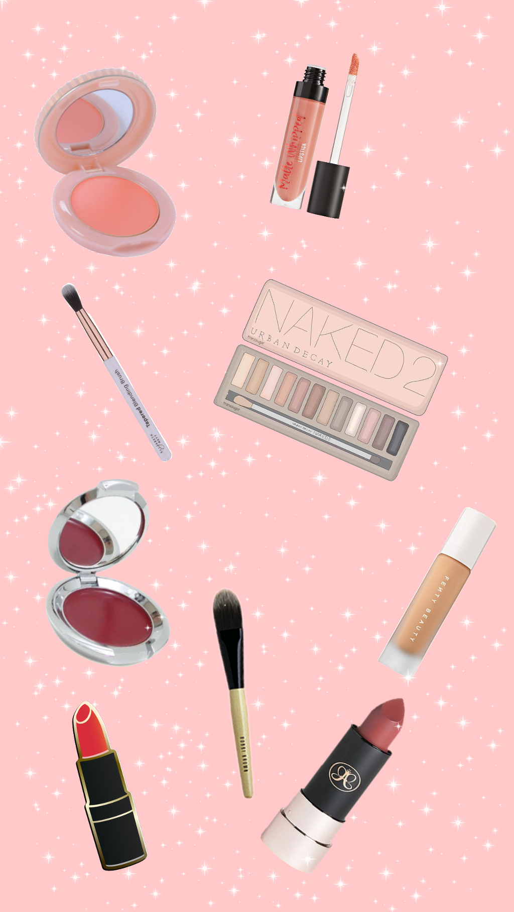Makeup Brushes - HD Wallpaper 