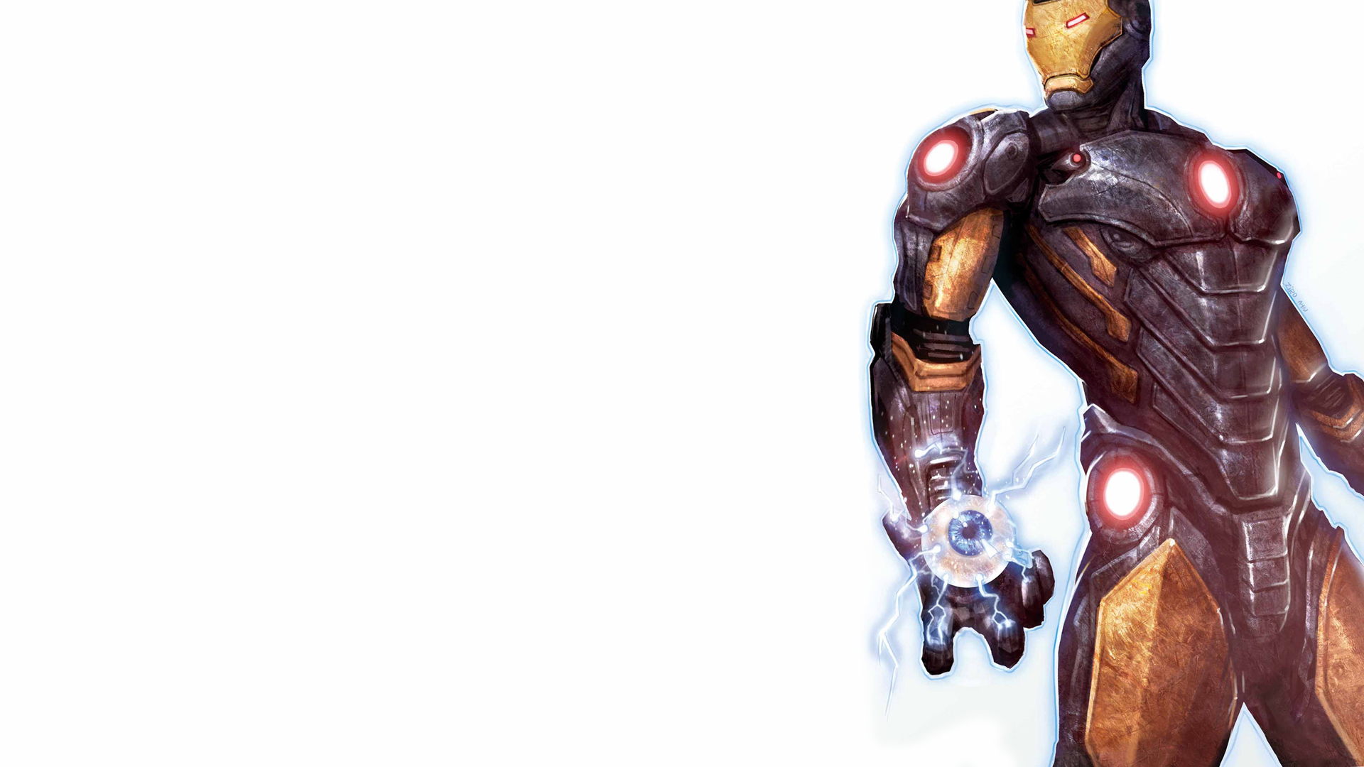 Iron Man Sin Armor - HD Wallpaper 
