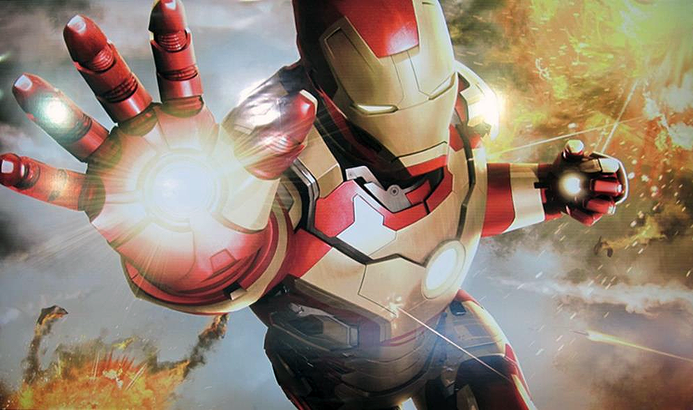 Iron Man Hands Up - HD Wallpaper 