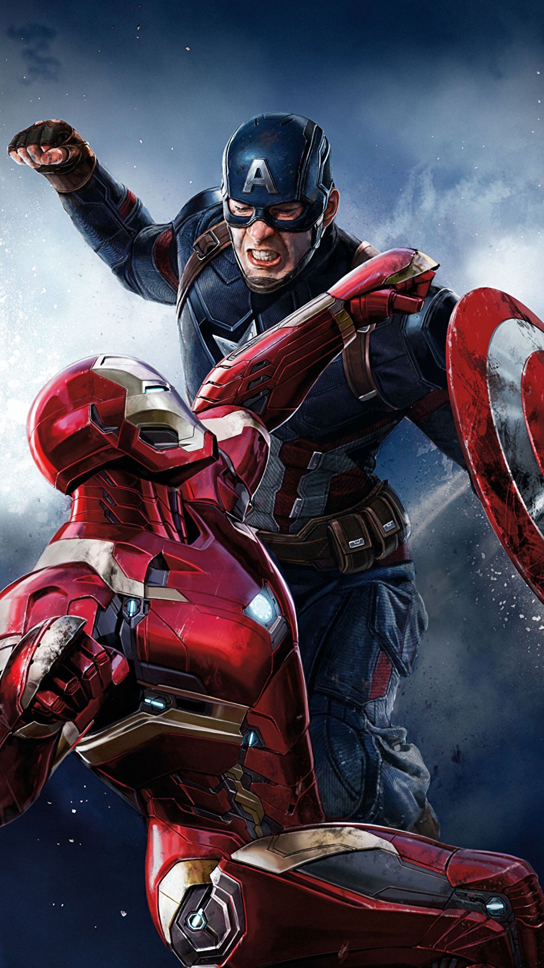 Homem De Ferro E Capitão América - HD Wallpaper 