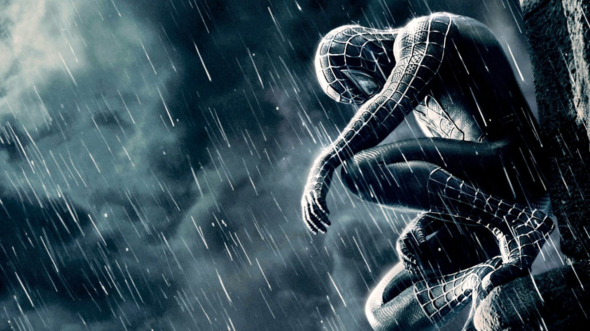 Sam Raimi Spiderman Black Suit - HD Wallpaper 