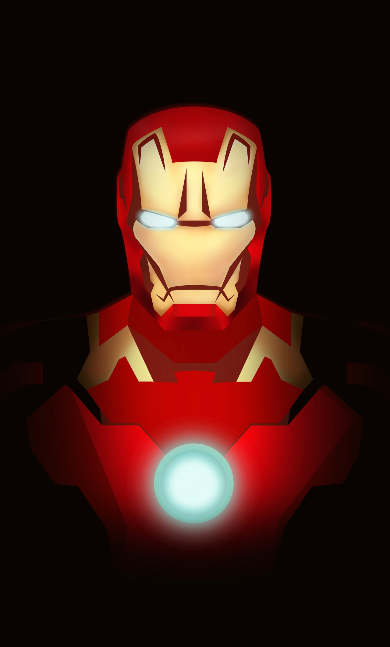 Iron Man, Fan Art, Minimal, 2019, Wallpaper - Iron Man Cell Phone -  1280x2120 Wallpaper 