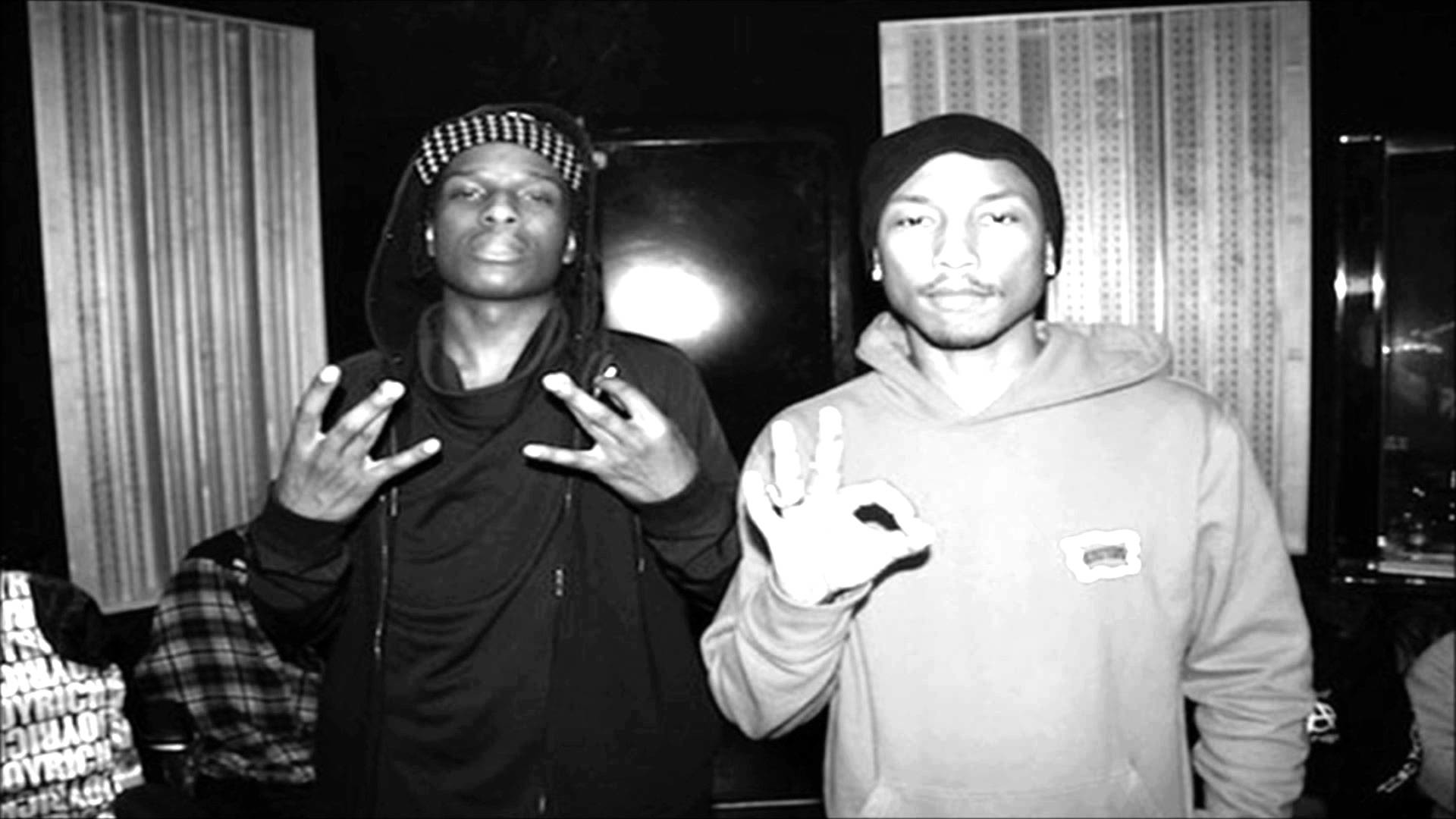 Asap Rocky - Asap Rocky Pharrell - HD Wallpaper 