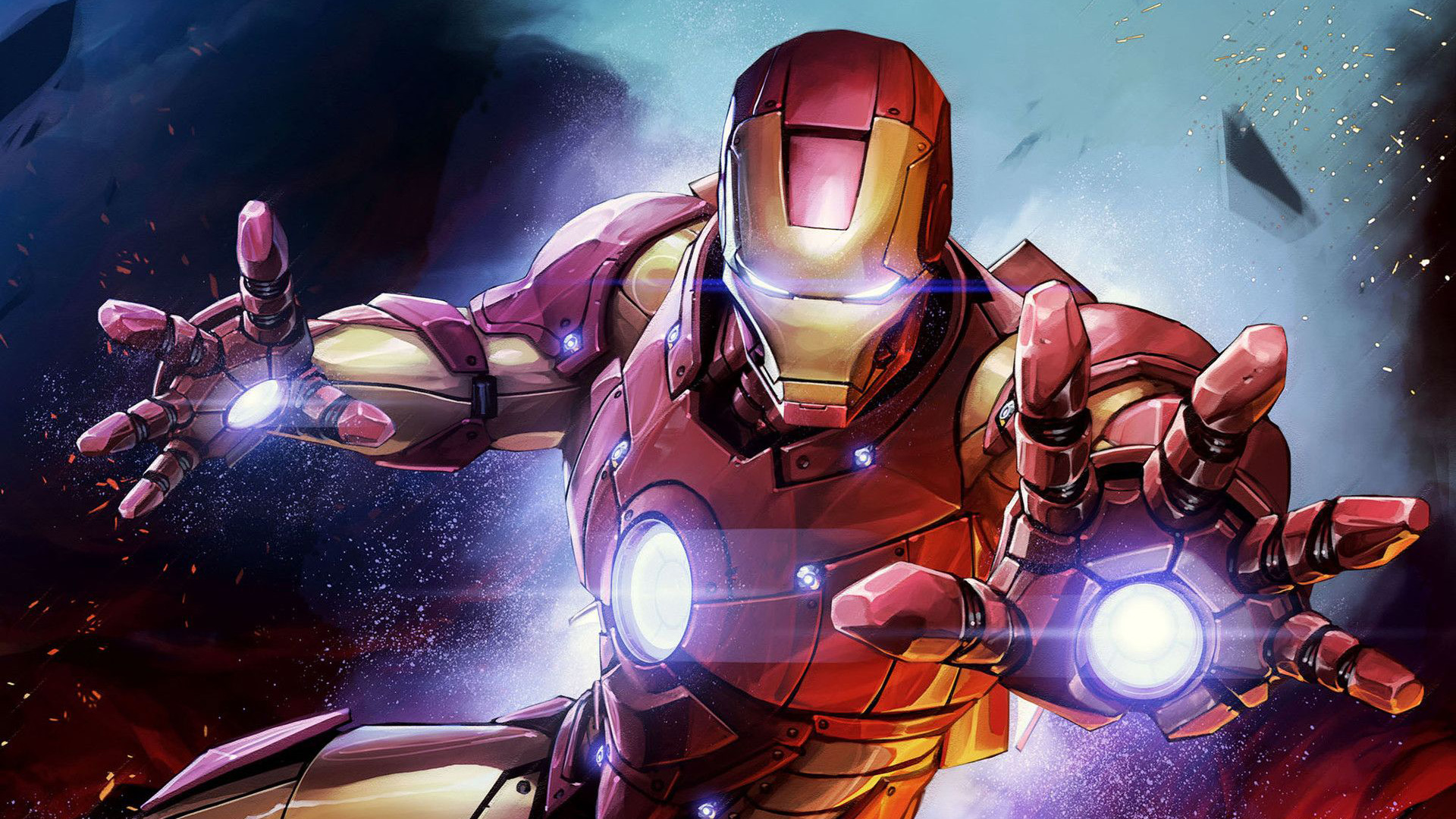 Iron Man Wallpapers - Iron Man Wallpaper Comic - HD Wallpaper 