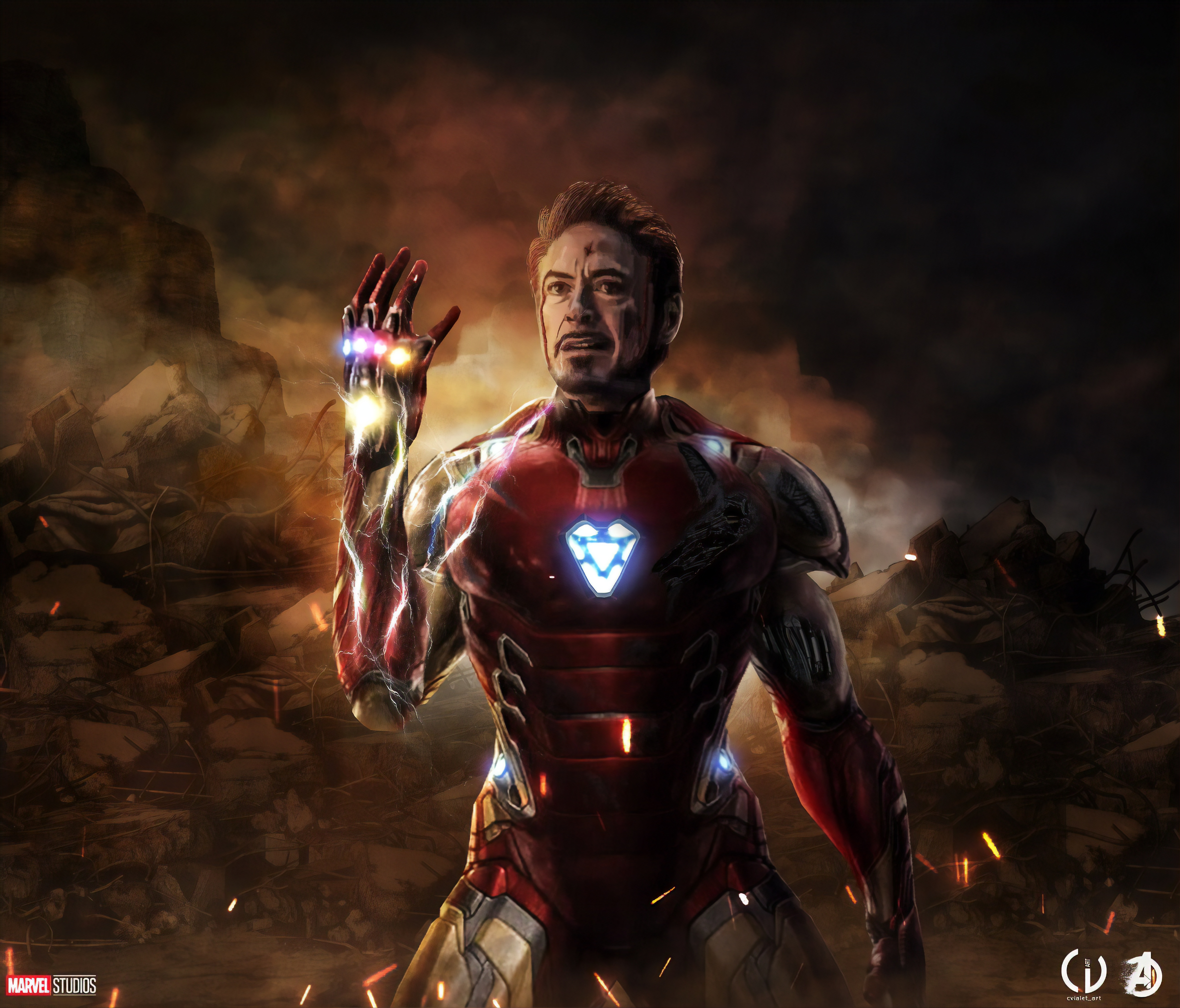 Full Hd Iron Man - HD Wallpaper 