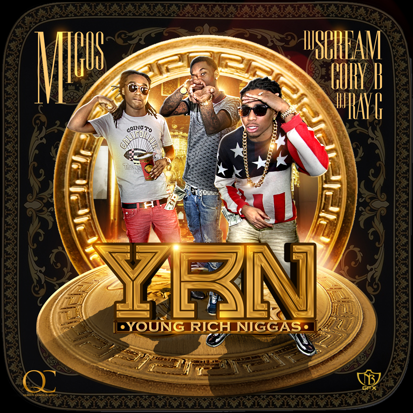 Young Rich Niggas - Migos Hannah Montana - HD Wallpaper 