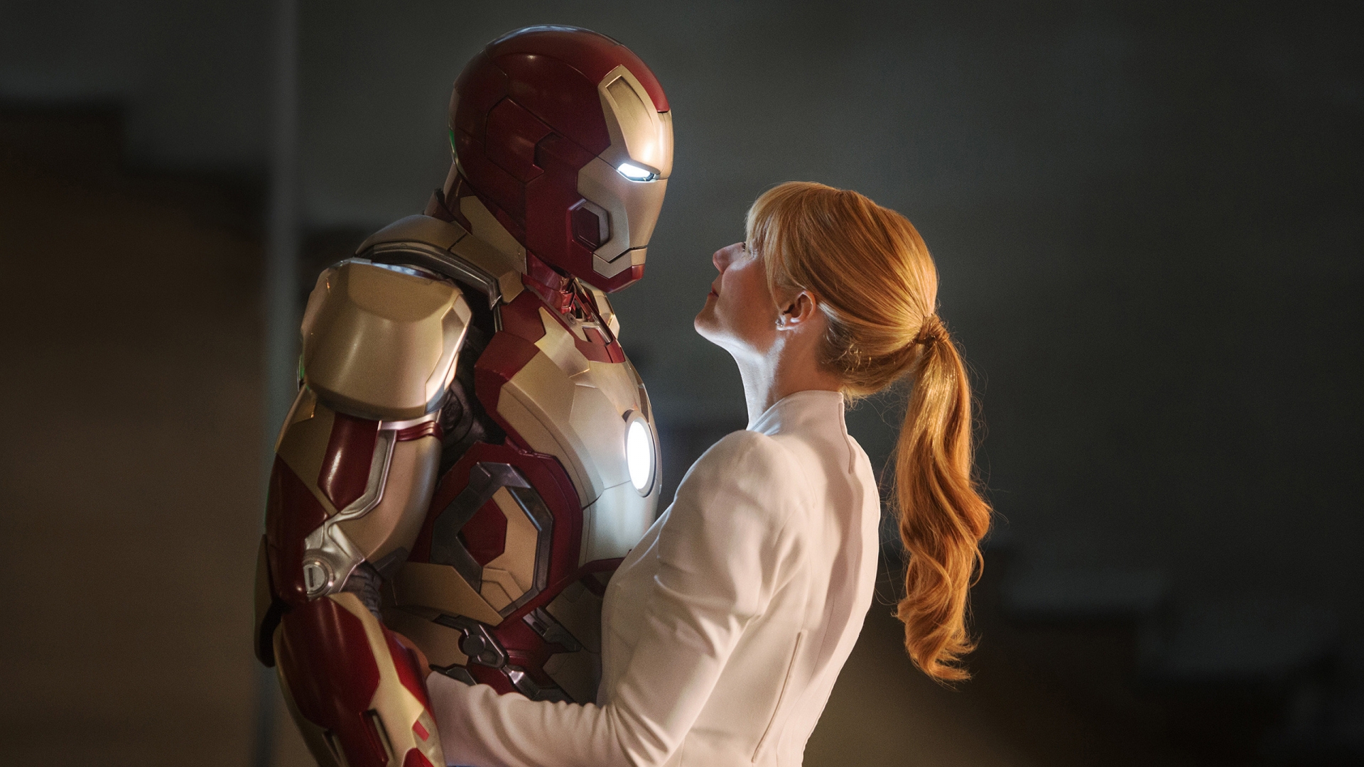 Iron Man Love For 1920 X 1080 Hdtv 1080p Resolution - Pepper Potts And Iron Man - HD Wallpaper 