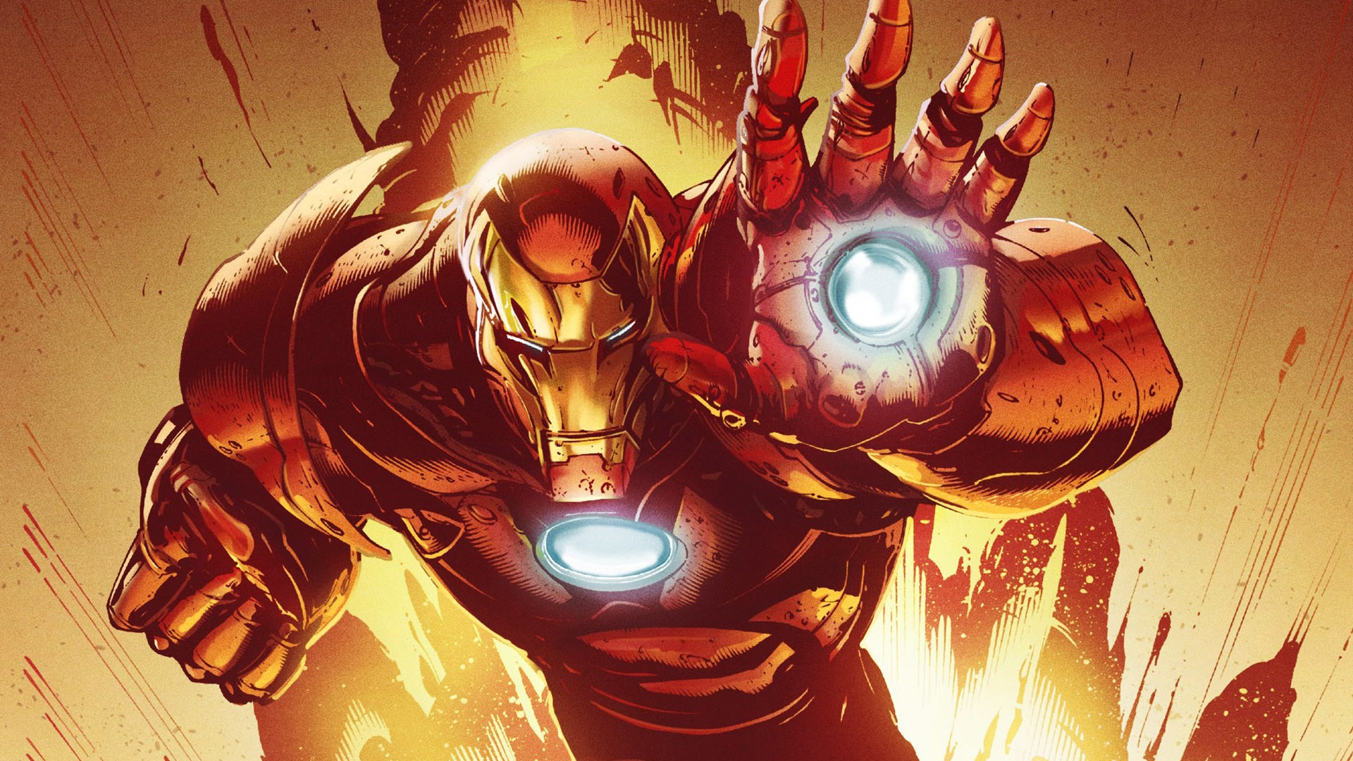 Iron Man Comic Wallpaper 1080p Hd - HD Wallpaper 
