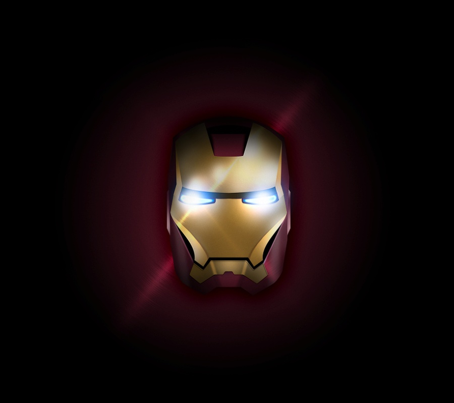 Iron Man In Illustrator And Photoshop - Iron Man Mask - HD Wallpaper 
