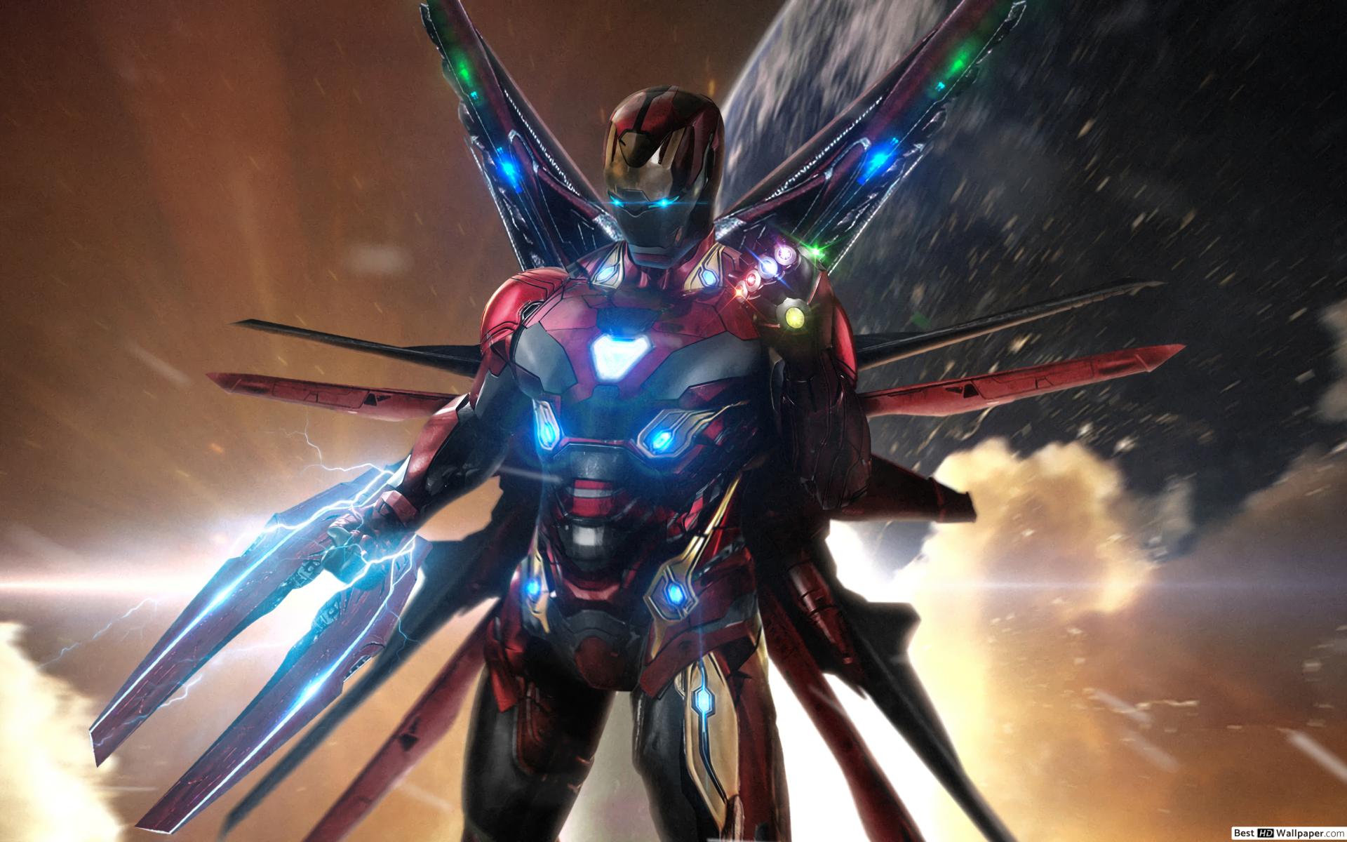 Avenger End Game Wallpaper Iron Man - HD Wallpaper 