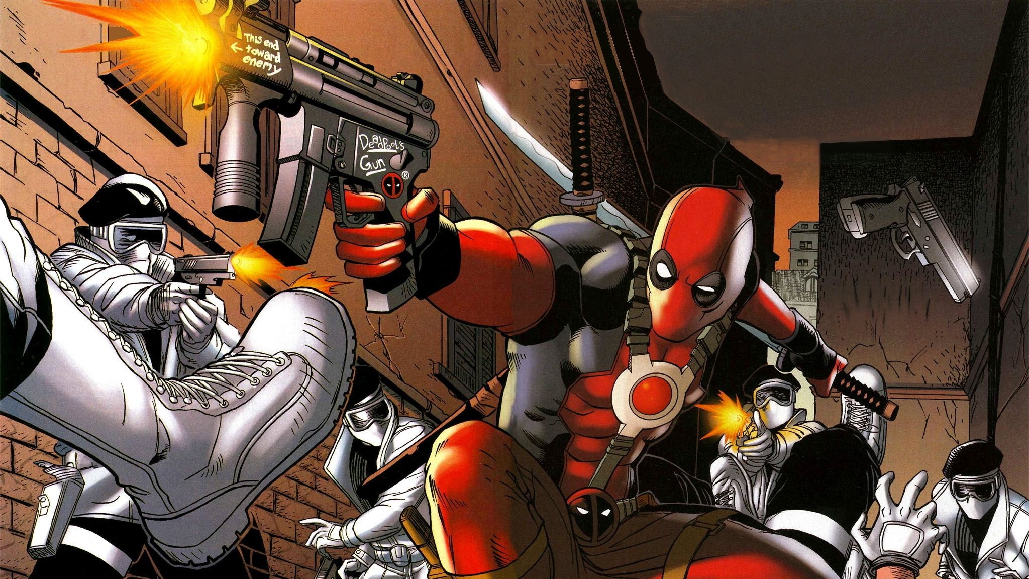 Yellow Deadpool - HD Wallpaper 