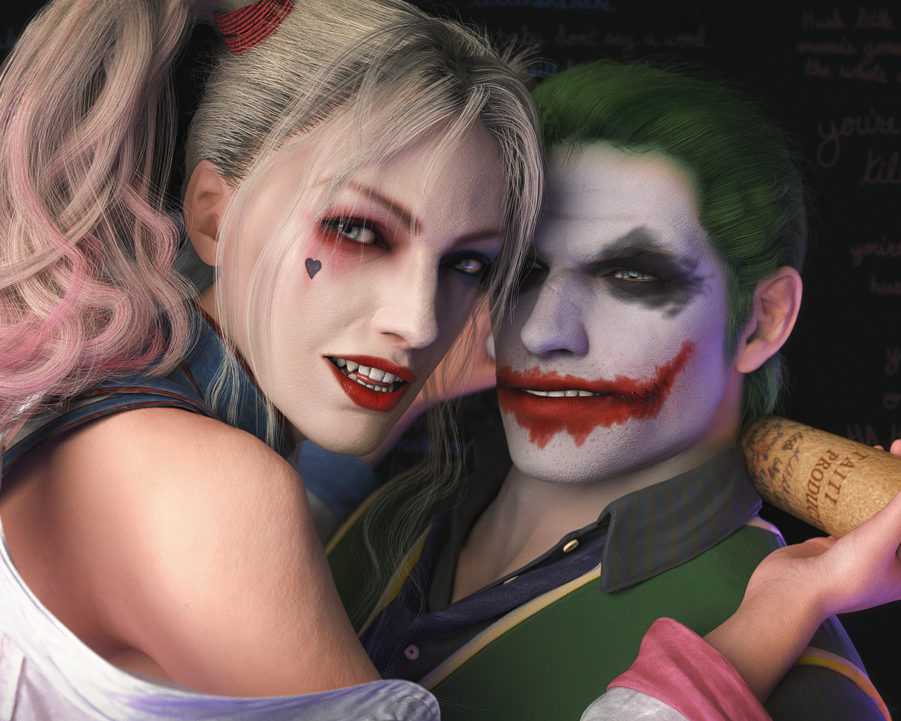 Joker And Harley - HD Wallpaper 