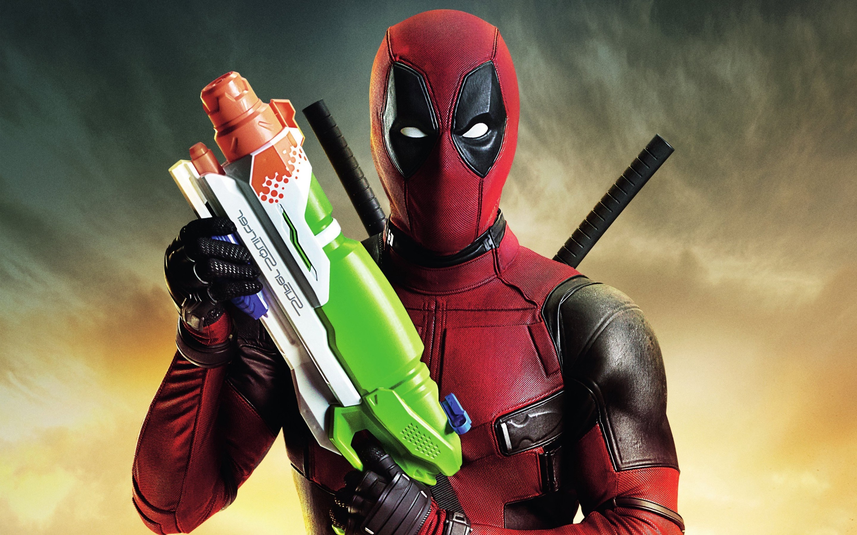 2880x1800, Movies, Deadpool, Super Squirter Wallpapers - Deadpool Super Squirter - HD Wallpaper 
